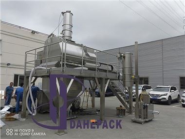 Máy trộn ruy băng ngang cho chất rắn và bột