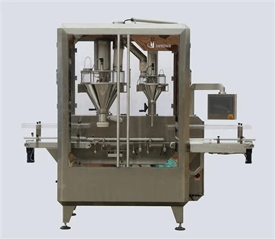 Máy chiết rót bột tự động hai mũi khoan