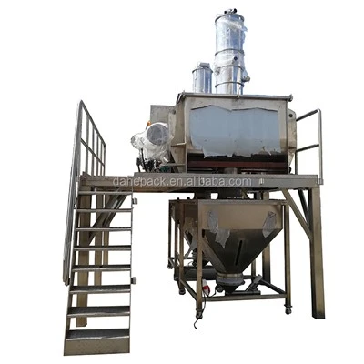 Máy trộn ruy băng phun chất lỏng cho thiết bị trộn bột
