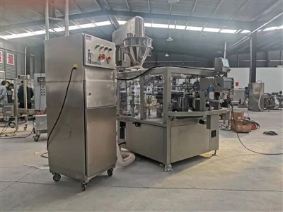 Máy chiết rót túi sữa bột gầy